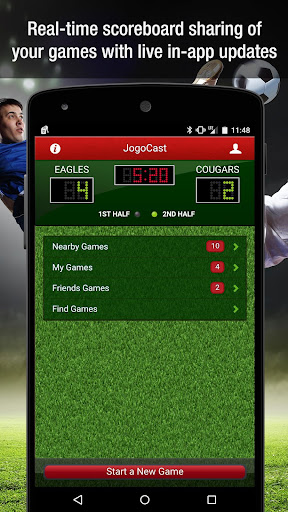 JogoCast Soccer Scoreboard