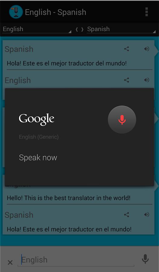 English Spanish. Translator Android Apps on Google Play