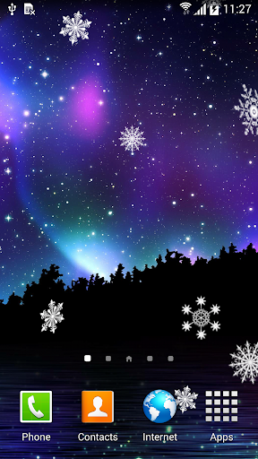 【免費個人化App】Winter Night Wallpaper-APP點子