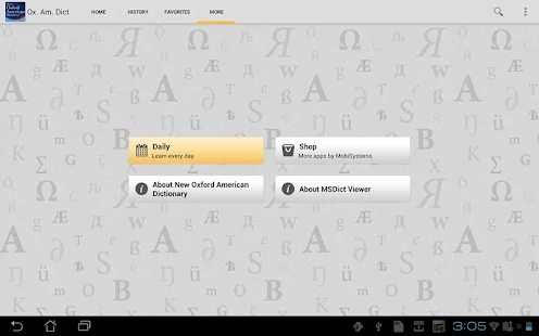 New Oxford American Dictionary - screenshot thumbnail