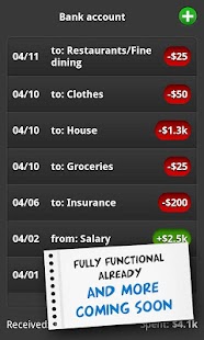 CoinKeeper: expense tracker - screenshot thumbnail