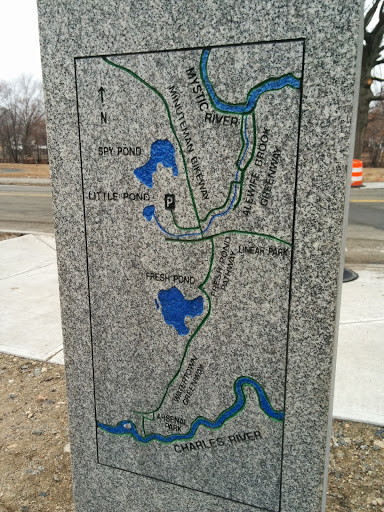 Alewife Marker and Map