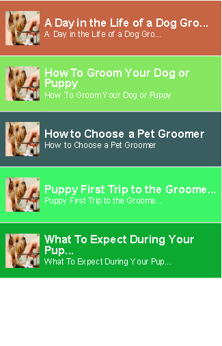 【免費書籍App】Puppy Groomer Guide-APP點子