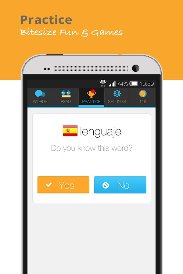 Lingua.ly - learn new vocab - screenshot