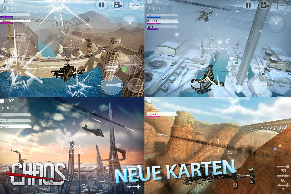 Android application CHAOS Combat Helicopter HD #1 screenshort