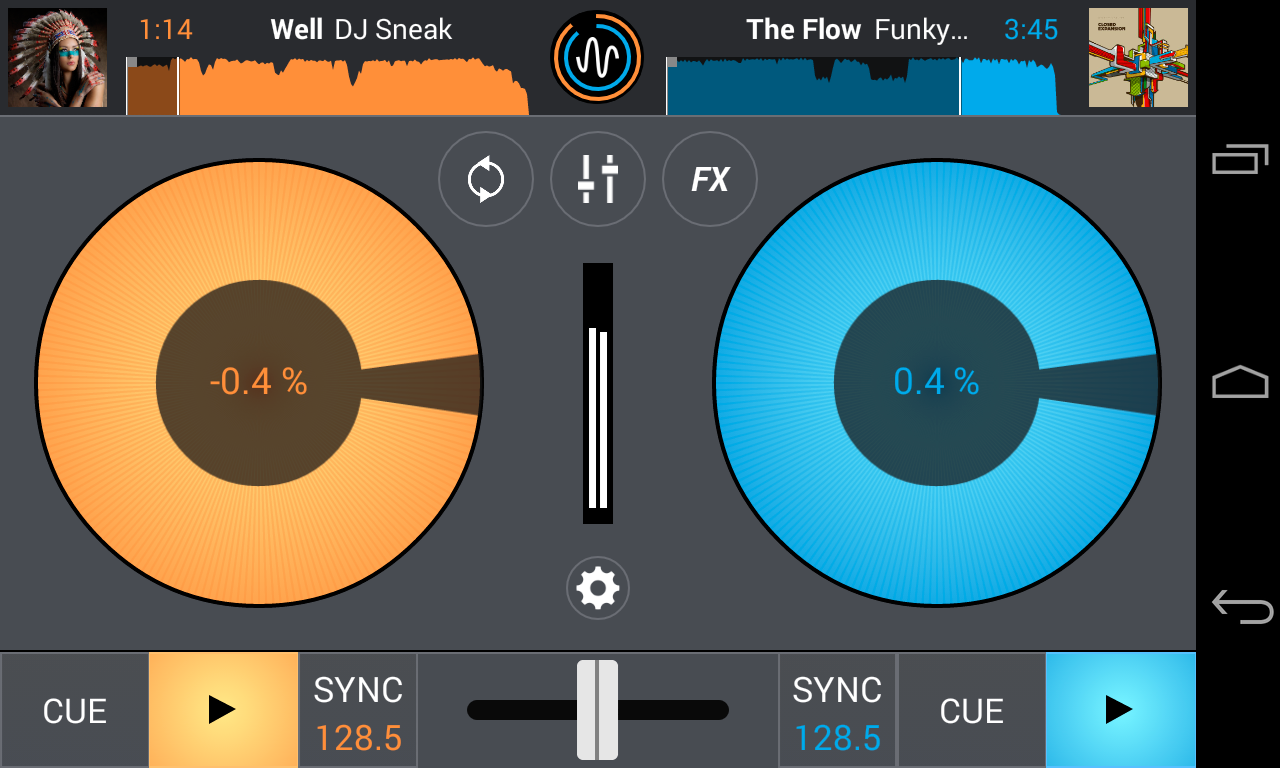 Cross DJ - Mix your music - screenshot