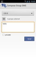 Captura de pantalla de Bulk SMS client - SBS APK #2