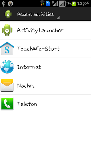 Activity Launcher