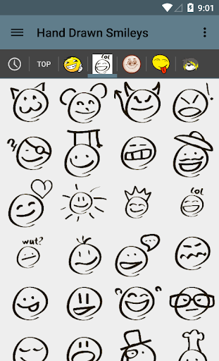 免費下載工具APP|Hand Drawn Smileys for chat app開箱文|APP開箱王