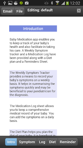 Baby Medication