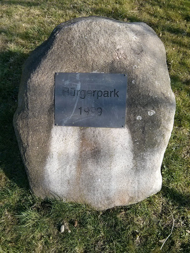 Bürgerpark Gedenkstein