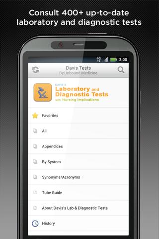 Davis's Lab Diagnostic Tests