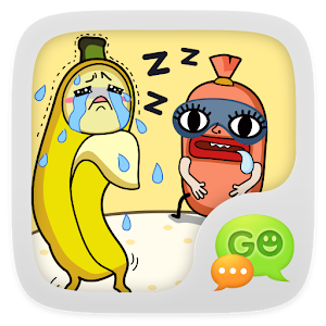 GO SMS Pro Bobo&Banana Sticker  Icon