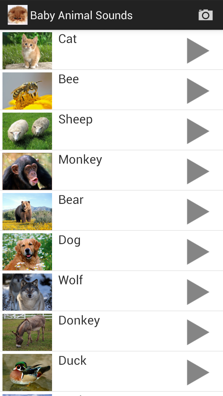Animal Sounds for Baby Screen 3