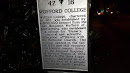 Historic Marker Wofford College 1851