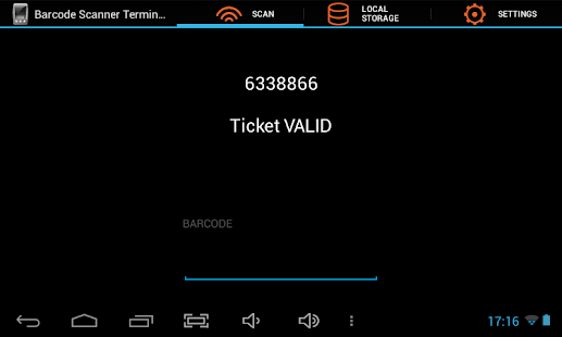 Barcode Scanner Terminal