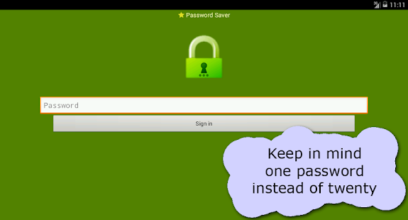 Password Saver - store passwords simple and secure ...