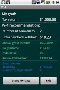 W-4 Fed.Tax Return Management