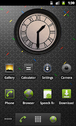 Retro cinematic tower clock poster 1