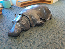 Hippo Statue 