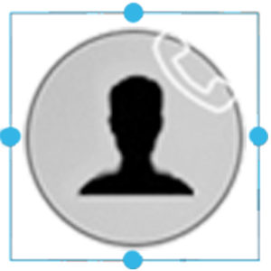 Контакты Виджет (Круги) logo