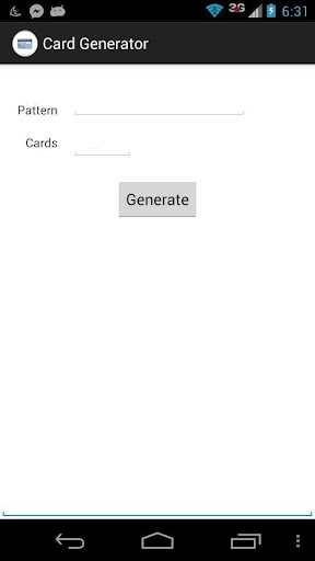 Card Generator