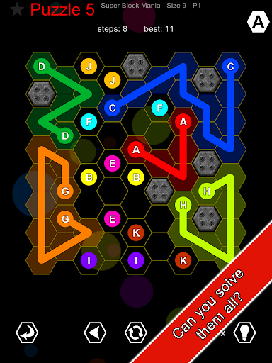 【免費解謎App】Hexic Link - Blocked-APP點子