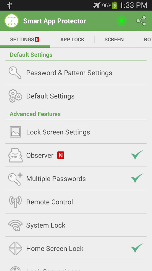 Bloqueio (Smart App Lock) - screenshot