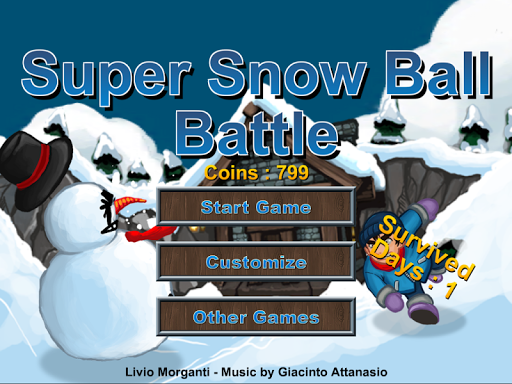 【免費休閒App】Super Snow Ball Battle-APP點子