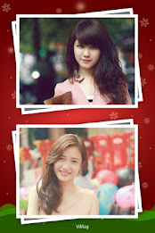 Edit photo with square frames poster 2