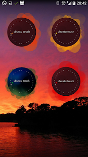 How to mod Blue Ubuntu Clock Widget lastet apk for android