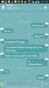 Fabric Cloud go sms theme Screenshots 1
