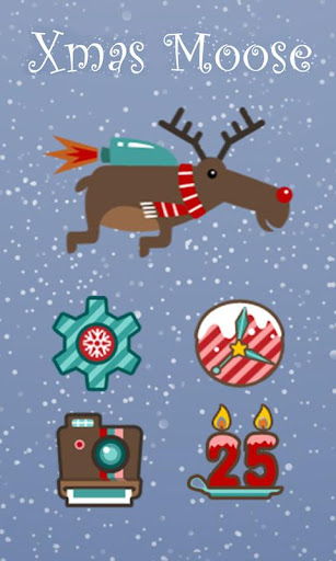 XmasMoose GO LAUNCHER THEME