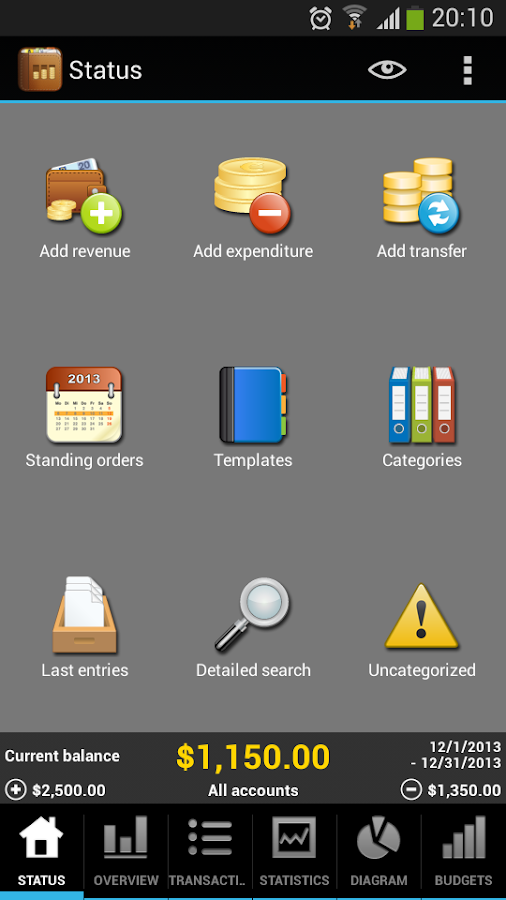 My Budget Book - screenshot