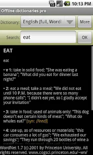   Offline dictionaries pro- screenshot thumbnail   