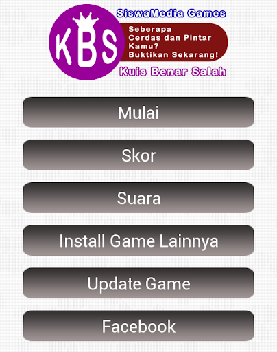 【免費益智App】Kuis Benar Salah-APP點子