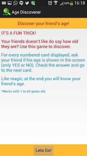 Age Discoverer Trick