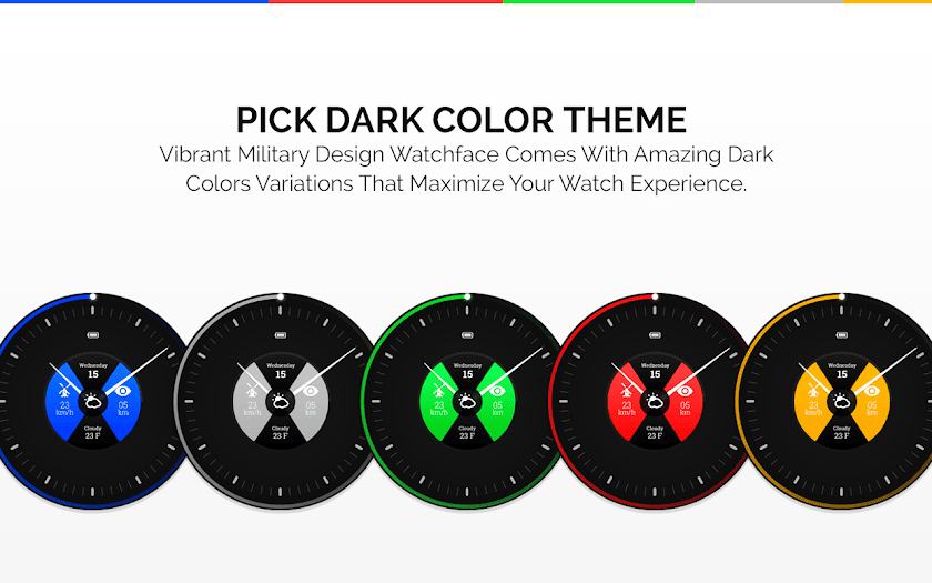 Vibrant Military Design Screen 3