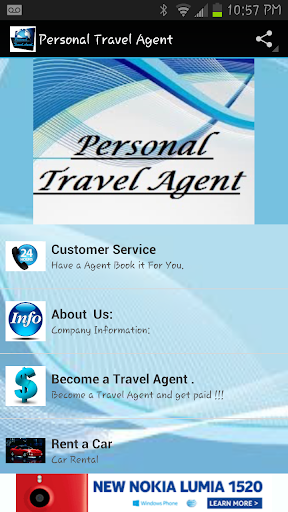 Personal Travel Agent