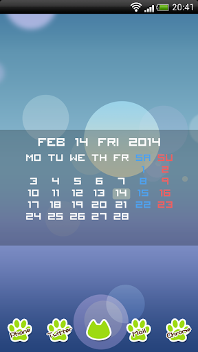 Calendar for Zooper Widget