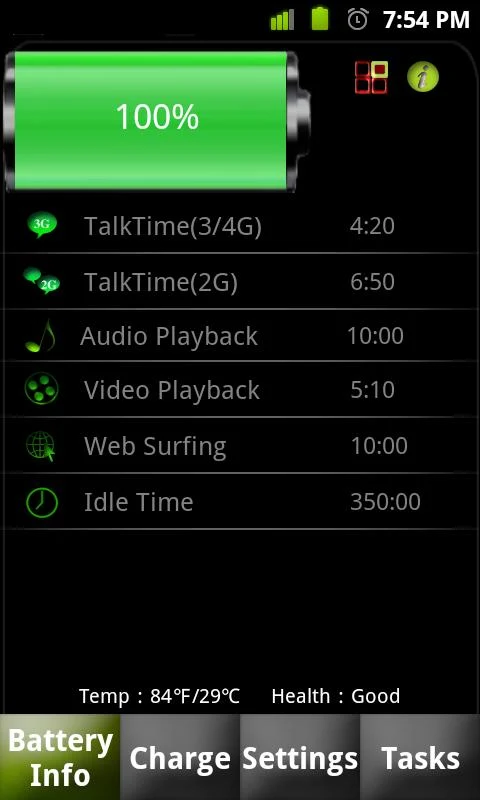 Battery Dr saver+a task killer- screenshot