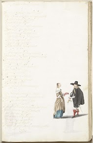 Dame en heer in gesprek