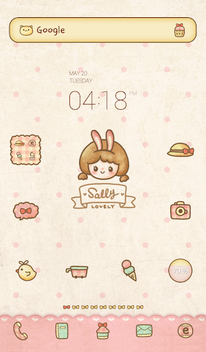 Lovely Sally sweet dodol theme