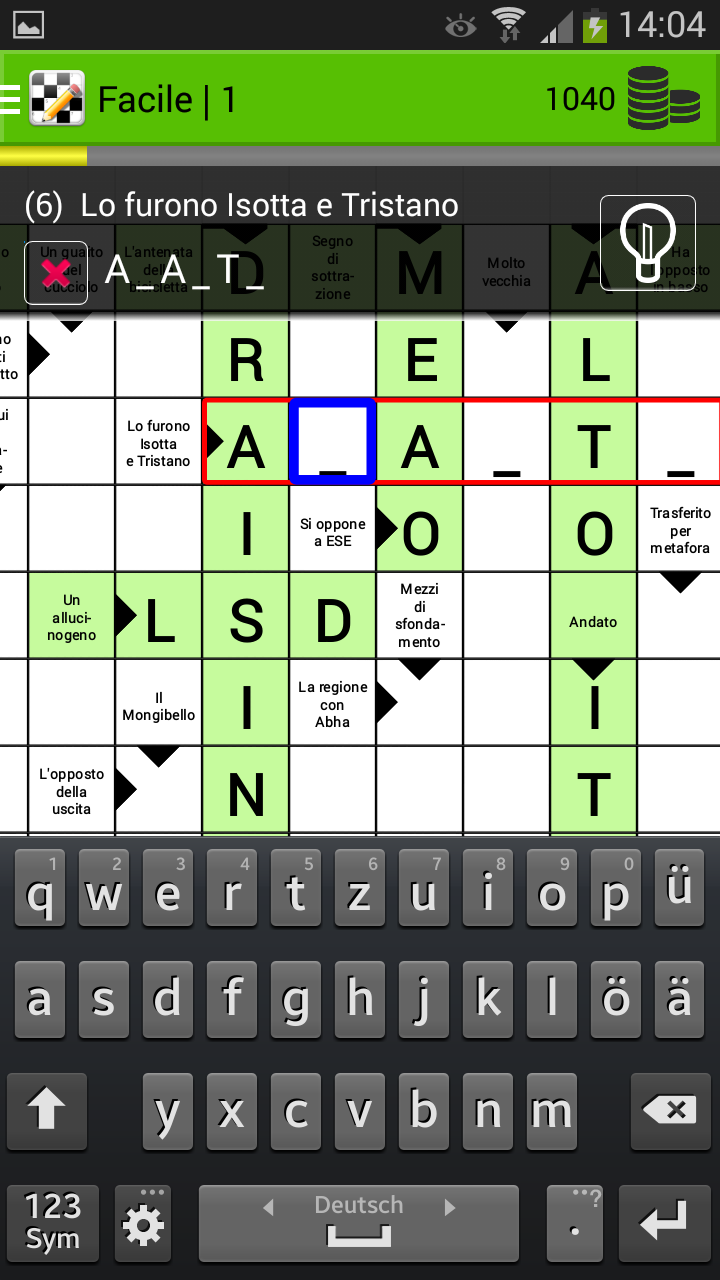 Android application Crosswords screenshort