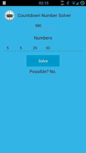 Countdown Number Round Solver
