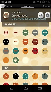 Free Download Slender Icon Pack APK for Android