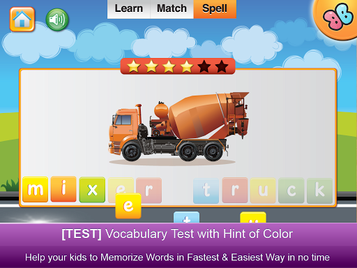 【免費教育App】Learn English for Kids-Vehicle-APP點子