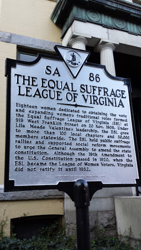 The Equal Suffrage League of Virginia