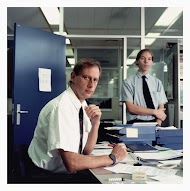 Assistent-projectleiders Fokker 50 van N.V. Koninklijke Nederlandse Vliegtuigenfabriek Fokker