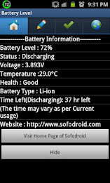 Sofodroid Battery Level poster 3